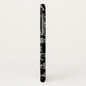 San Jose State Spartans zwarte marmer Case-Mate iPhone Case (Achterkant/links)