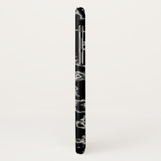 San Jose State Spartans zwarte marmer Case-Mate iPhone Case (Achterkant/links)