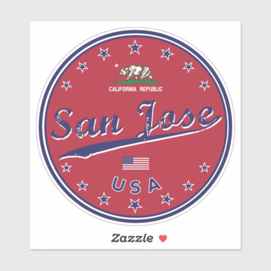 San Jose Sticker (Vel)