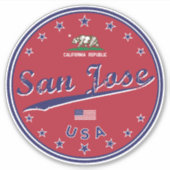 San Jose Sticker (Voorkant)
