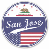 San Jose Sticker (Voorkant)