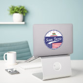 San Jose Sticker (Laptop op bureau)