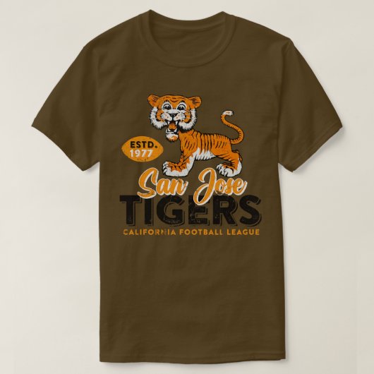 San Jose Tigers T-shirt (Design voorkant)