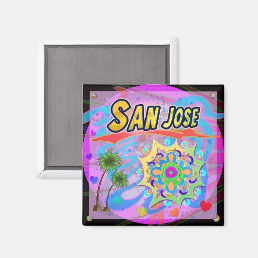 San Jose True Progress Magnet (Voorkant / Achterkant)