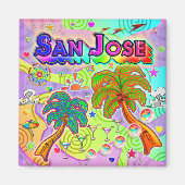 San Jose Vacking Doel Magnet (Voorkant)