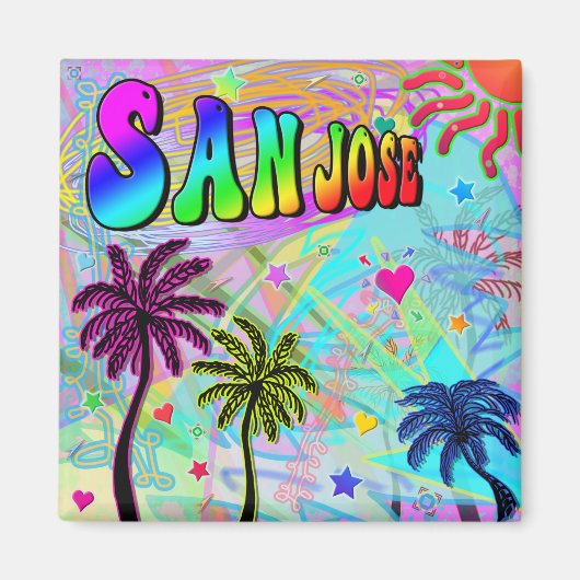 San Jose Vivid Romance Magnet (Voorkant)