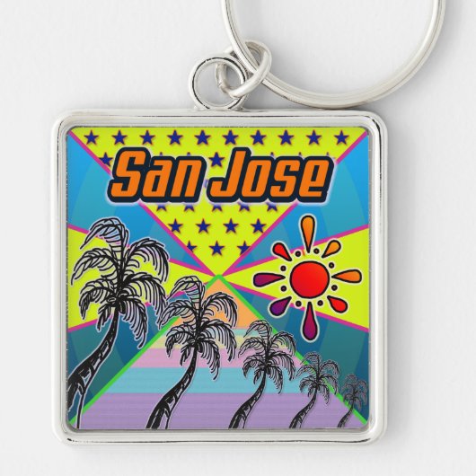 San Jose Vrijheid Sleutelhanger (Voorkant)