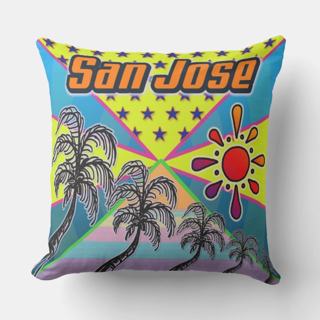 San Jose Vrijheidskussen Buitenkussen (Voorkant)