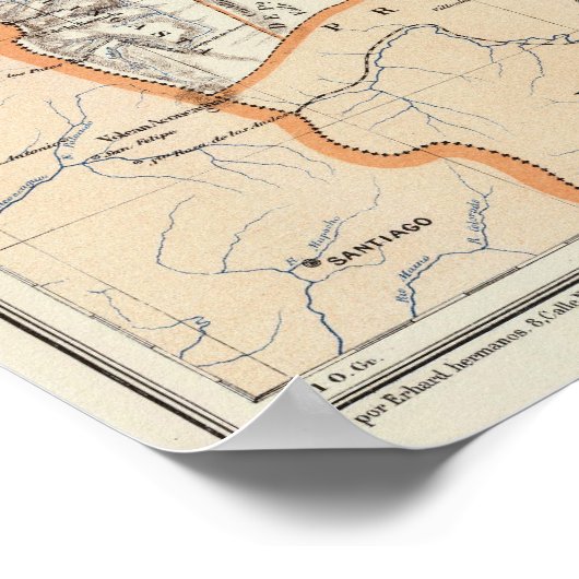 San Juan, Argentinië Poster (Hoek)