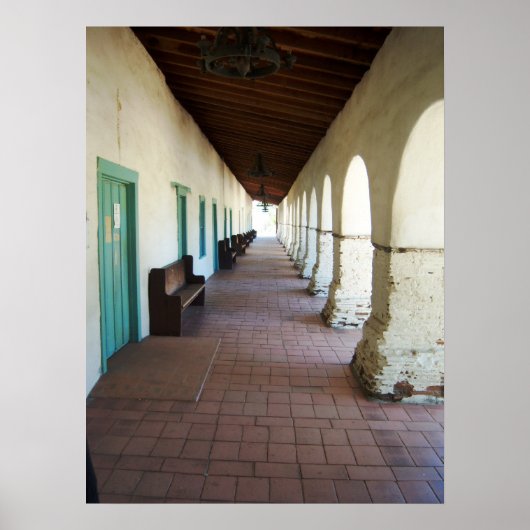 San Juan Bautista Mission Poster (Voorkant)
