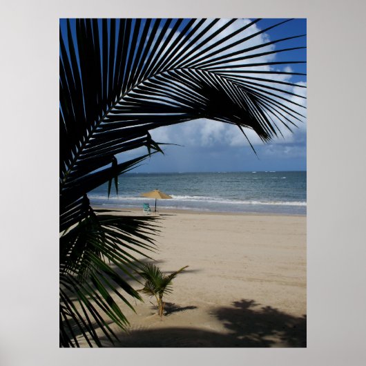 San Juan Beach Puerto Rico Poster (Voorkant)