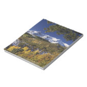 San Juan-bergen en -bomen in kleur Notitieblok (Linkerzijde)