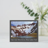 San Juan-bergen, Trail voor blauwe meren Briefkaart (Staand voorkant)