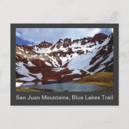 San Juan-bergen, Trail voor blauwe meren Briefkaart