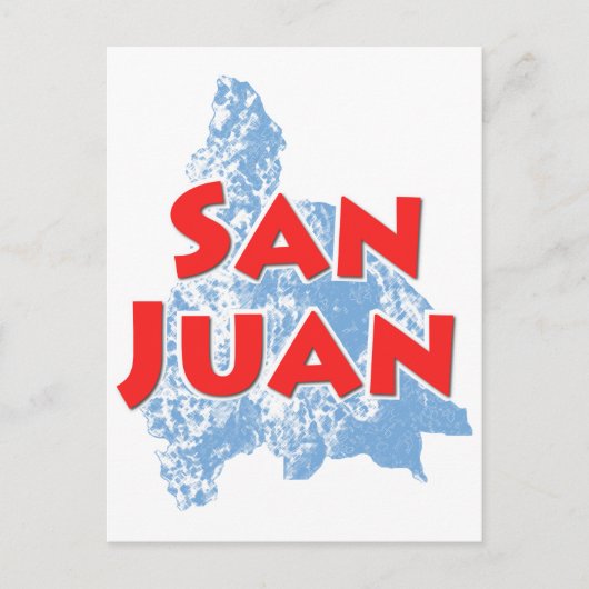 San Juan Briefkaart (Voorkant)