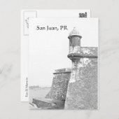 San Juan-Briefkaart Briefkaart (Voorkant / Achterkant)