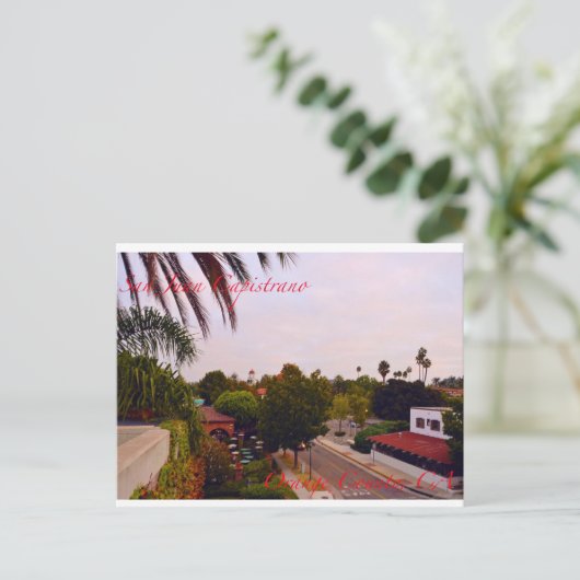 San Juan Capistrano Briefkaart (Staand voorkant)