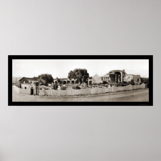 San Juan Capistrano CA Foto 1926 Poster (Voorkant)