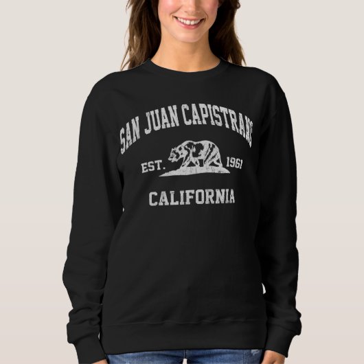 San Juan Capistrano California: staat op Trui (Voorkant)