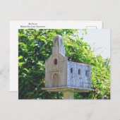 San Juan Capistrano Mission Birdhouse Briefkaart (Voorkant / Achterkant)