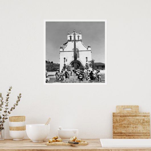 San Juan Chamula, Chiapas, Mexico Poster (Keuken)