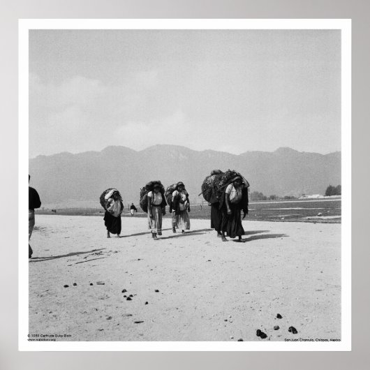 San Juan Chamula, Chiapas, Mexico Poster (Voorkant)