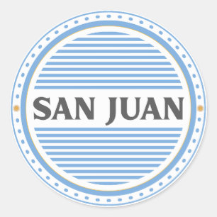San Juan City Pride Embleem – Argentijnse identite Ronde Sticker