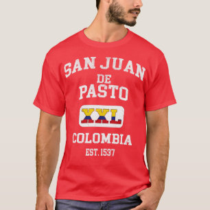San Juan de Pasto Colombia XXL Atletisch ontwerp 1 T-shirt