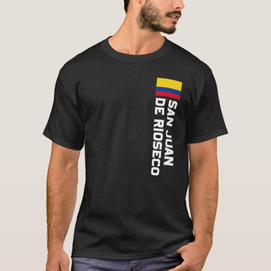 San Juan de Rioseco Colombia voor Colombiaanse Man T-shirt (Voorkant)