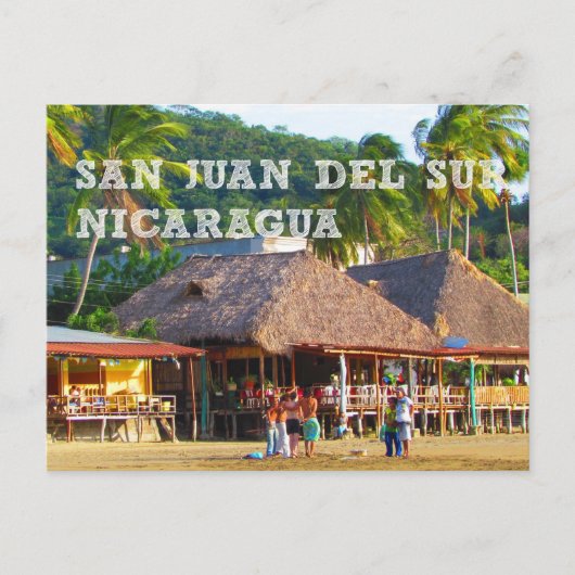 San Juan del Sur, Nicaragua Beach Briefkaart (Voorkant)