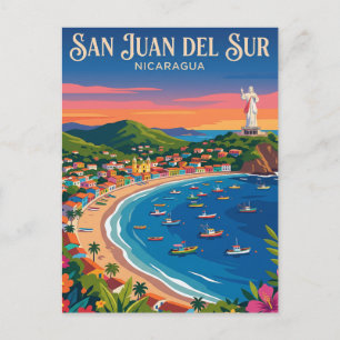 San Juan del Sur Nicaragua Briefkaart
