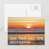 San Juan del Sur, Nicaragua Sunset Briefkaart (Voorkant / Achterkant)