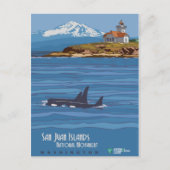 San Juan-eilanden Briefkaart (Voorkant)