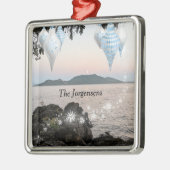 San Juan-eilanden - Moon Rising Over Cypress Islan Metalen Ornament (Links)