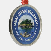 San Juan-eilanden (NM) Metalen Ornament (Rechts)