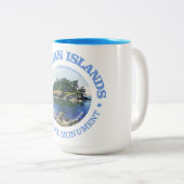 San Juan-eilanden (NM) Tweekleurige Koffiemok (Voorkant rechts)