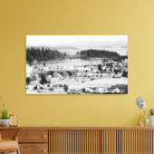 San Juan-eilanden, Uitzicht van de luchthaven van  Canvas Afdruk (Insitu (Woonkamer))