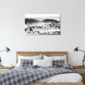 San Juan-eilanden, Uitzicht van de luchthaven van  Canvas Afdruk (Insitu (Slaapkamer))