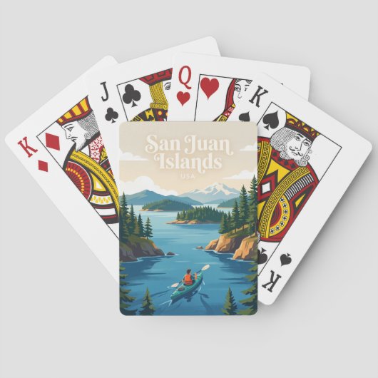 San Juan-eilanden VS Pokerkaarten (Achterkant)