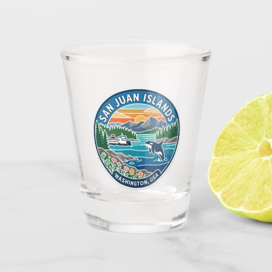 San Juan-eilanden VS Shot Glas (Voorkant)