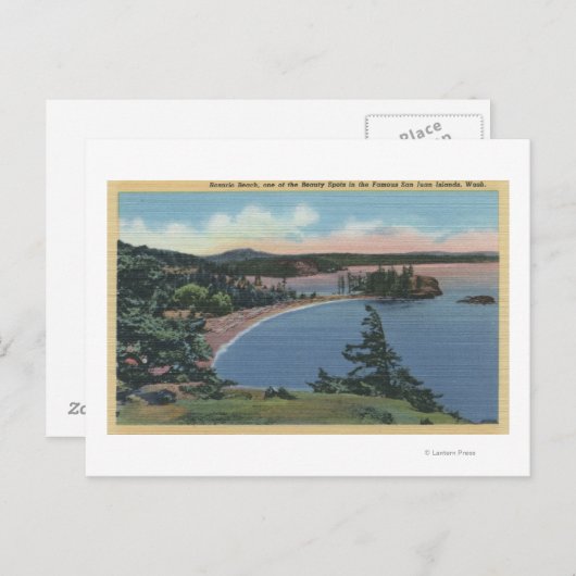 San Juan-eilanden, Washington Briefkaart (Voorkant / Achterkant)