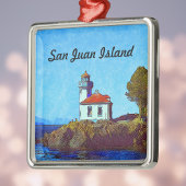 San Juan Island Limoen Kiln Lighthouse Ornament