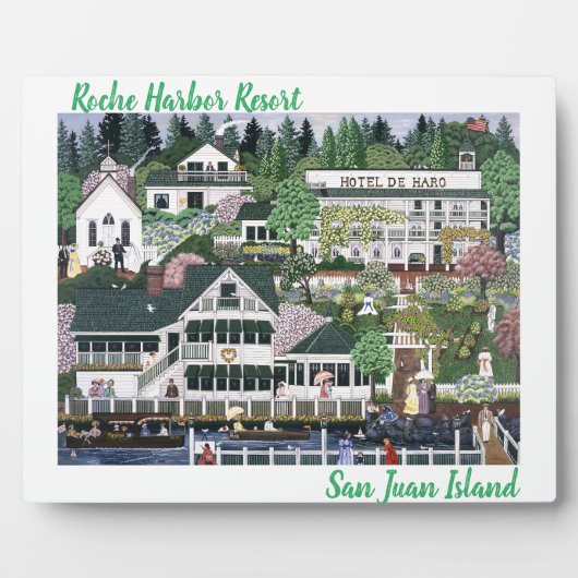San Juan Island ~ Roche Harbour Fotoplaat (Voorkant)