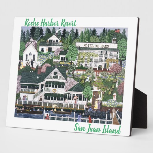 San Juan Island ~ Roche Harbour Fotoplaat (Zijkant)