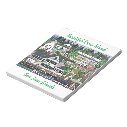 San Juan Island ~ Roche Harbour Notitieblok (Linkerzijde)