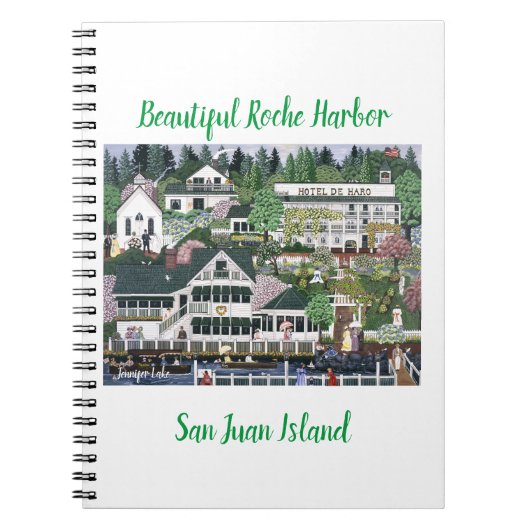 San Juan Island ~ Roche Harbour Notitieboek (Voorkant)