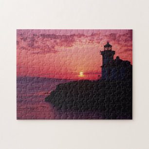 San Juan Island, vuurtoren van Limoen Kiln Legpuzzel