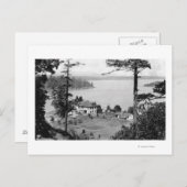 San Juan Island, WAGuam A Lama Uitzicht Foto Briefkaart (Voorkant / Achterkant)