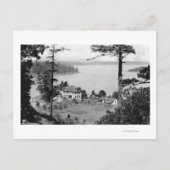 San Juan Island, WAGuam A Lama Uitzicht Foto Briefkaart (Voorkant)