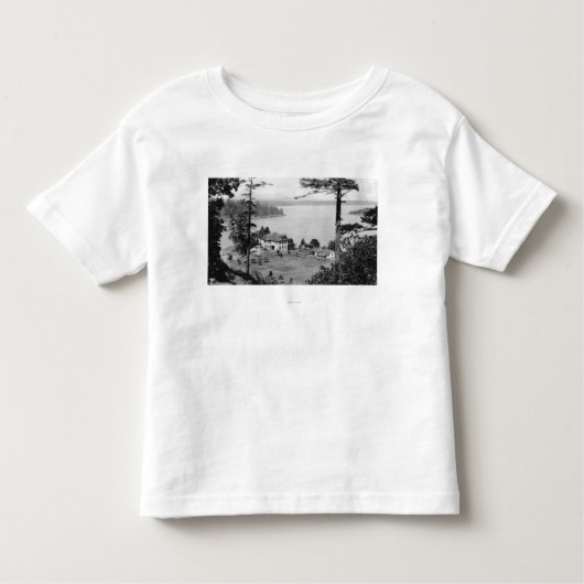 San Juan Island, WAGuam A Lama Uitzicht Foto Kinder Shirts (Voorkant)